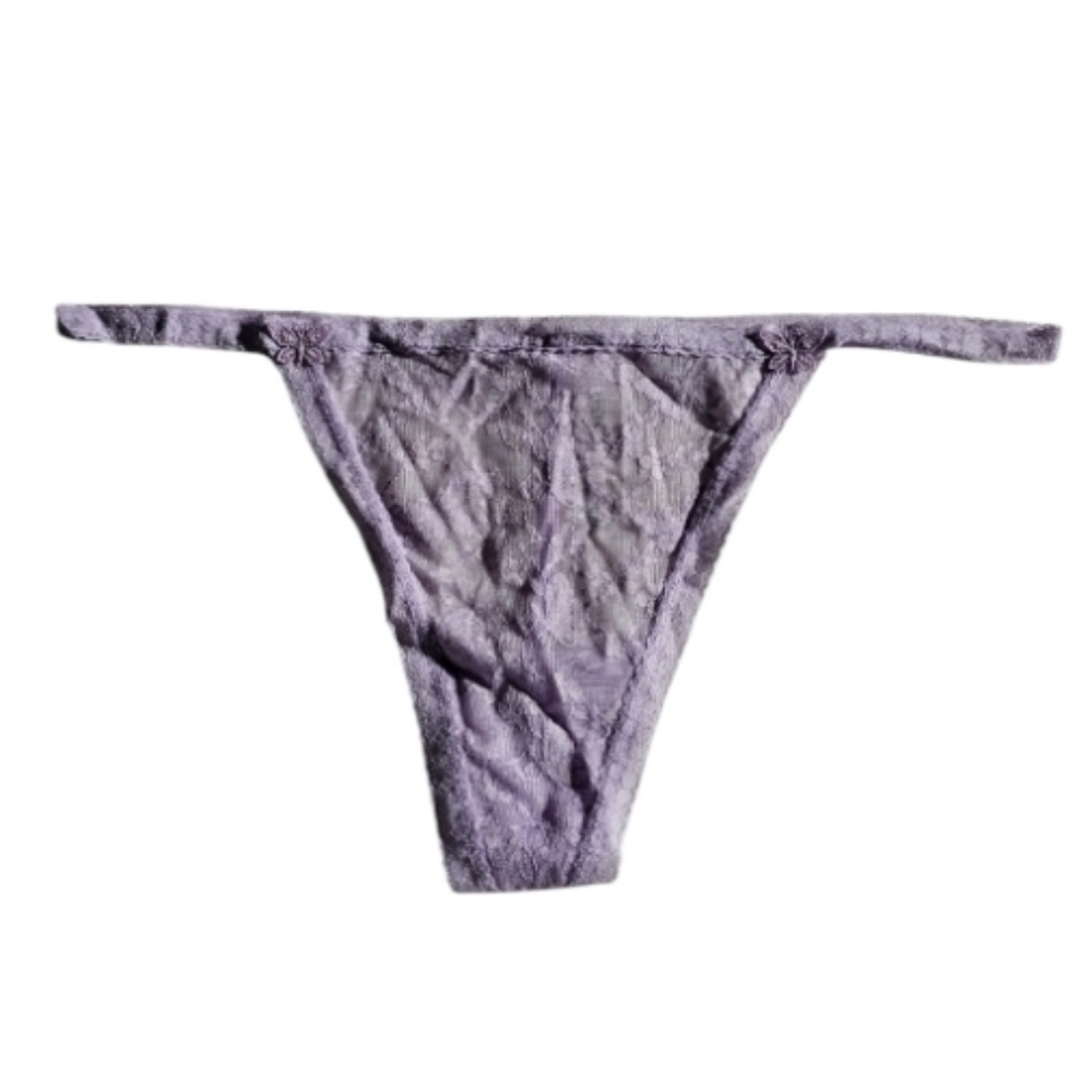 PINK Victoria's Secret Pastel Wink V-String Panty Sz xl - Picture 3 of 4